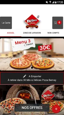 Delices Pizza android App screenshot 3